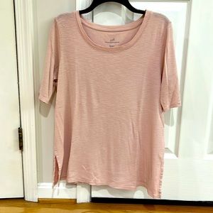 J.Jill scoop-neck elbow-sleeve tee